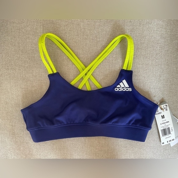 ADIDAS Girl’s Yoga Bra - Picture 2 of 7